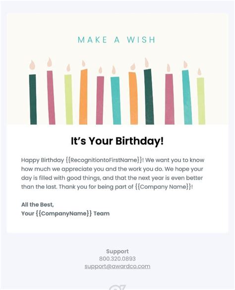 Happy Birthday Email Template | Free download | Customizable | Birthday ...