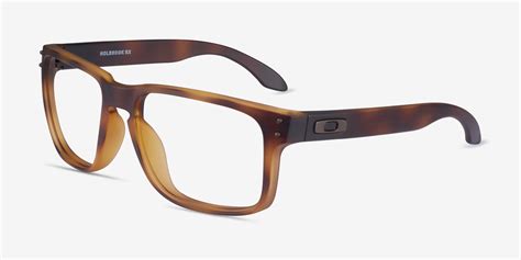 Oakley Holbrook Rx - Rectangle Matte Brown Tortoise Frame Glasses For ...