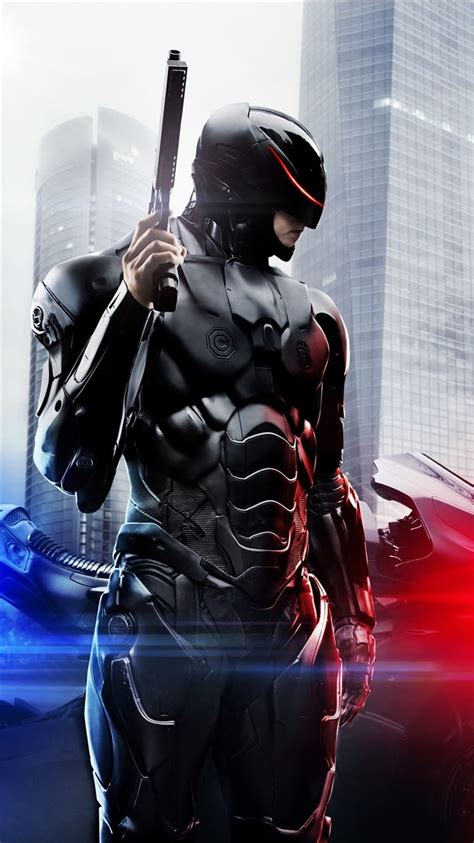 Robocop 2014 Poster iPhone 8 Wallpapers Free Download