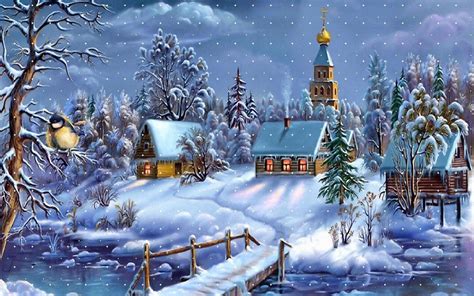 Christmas Pictures Snow Wallpapers - Wallpaper Cave