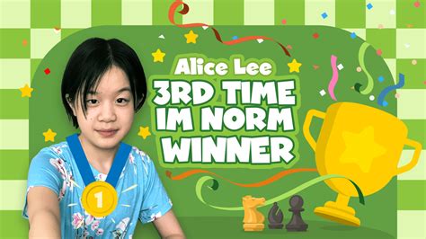 FM Alice Lee Earns International Master Title - ChessKid.com