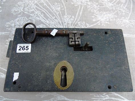 Here is an early 17th Century lock with key in working order this is ...