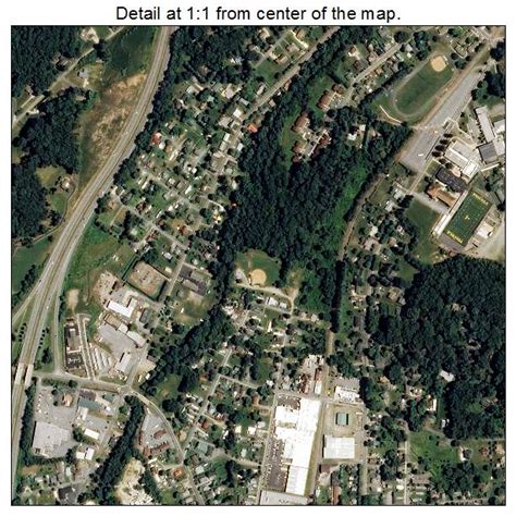 Aerial Photography Map of Waynesville, NC North Carolina