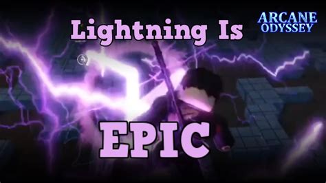 Lightning Conjurer Is EPIC | Arcane Odyssey - YouTube