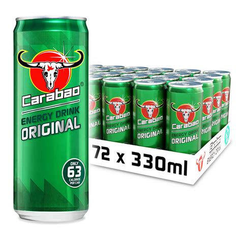 Carabao Energy Drink Original - 330ml Cans | Free UK Delivery