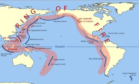 Where are the earthquake fault lines in the world? | Homework.Study.com