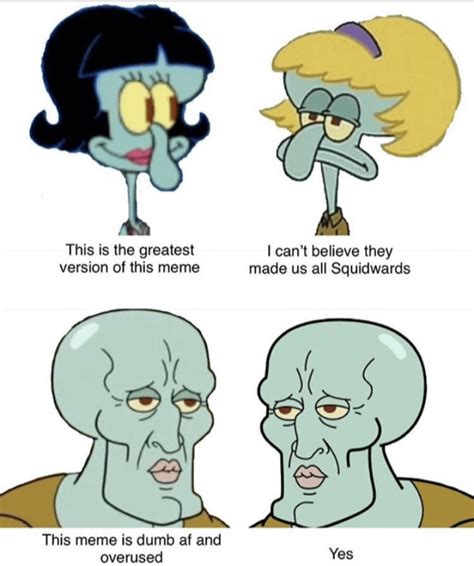 Chad Squidward : r/memes