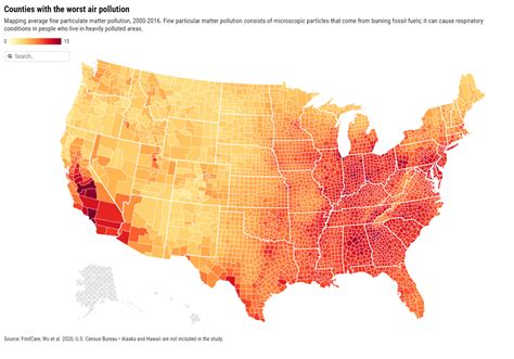 The 10 Worst U.S. Counties for Air Pollution