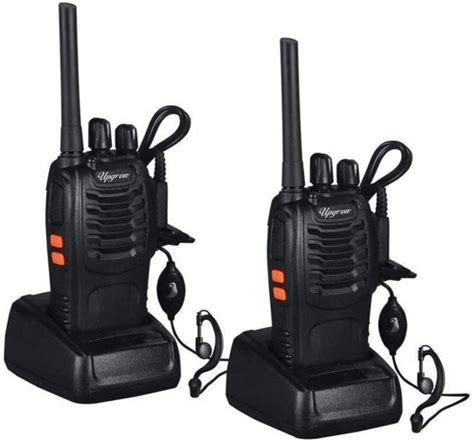 2PCS Walkie Talkie Rechargeable Walkie Talkies Long Range 16CH Two Way ...