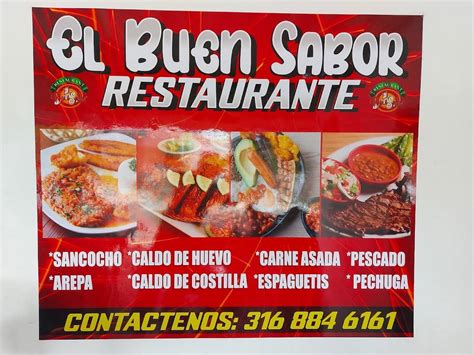 Menu at Restaurante El Buen Sabor, Sabana de Torres, Cl. 15 #15 - 39