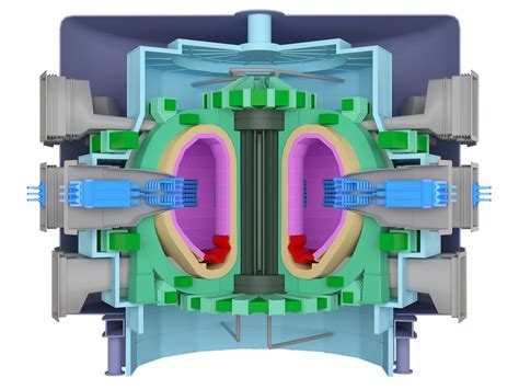 tokamak fusion reactor 3d model