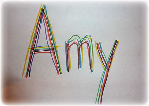 Crafts for Kids' Minds: Preschool Rainbow Name Craft