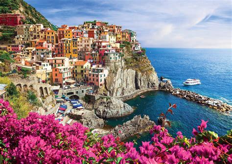 Puzzle Manarola, Cinque Terre, Itália, 1 000 peças | Puzzle-Mania.pt