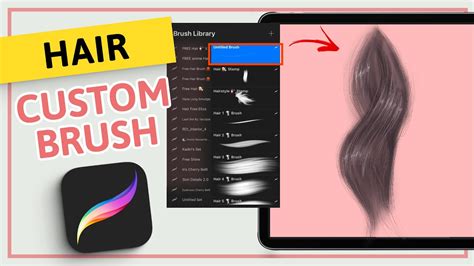 Create Hair Brush In Procreate (QUICKLY) | Procreate Tutorial - YouTube