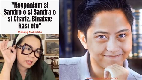 Sizzling Scoop: Maharlika Outs Sandro Marcos as ‘Beki, Exposes His ...