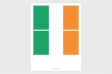 Ireland Flag Sticker, Weatherproof Vinyl Irish Flag Stickers ...