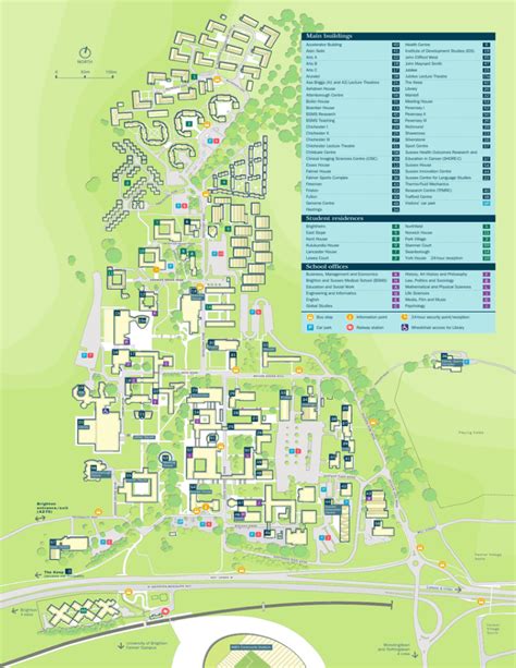 Campus map - University of Sussex