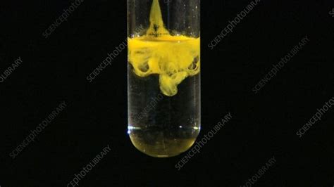 Lead II iodide precipitate - Stock Video Clip - K001/3630 - Science ...