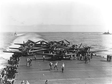 Devastators on the USS Enterprise in World War II, Battle of Midway ...