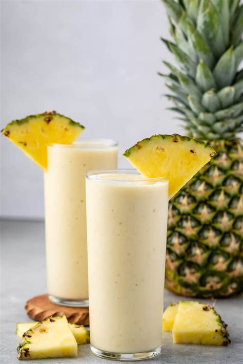 Easy Pineapple Smoothie - Crazy for Crust