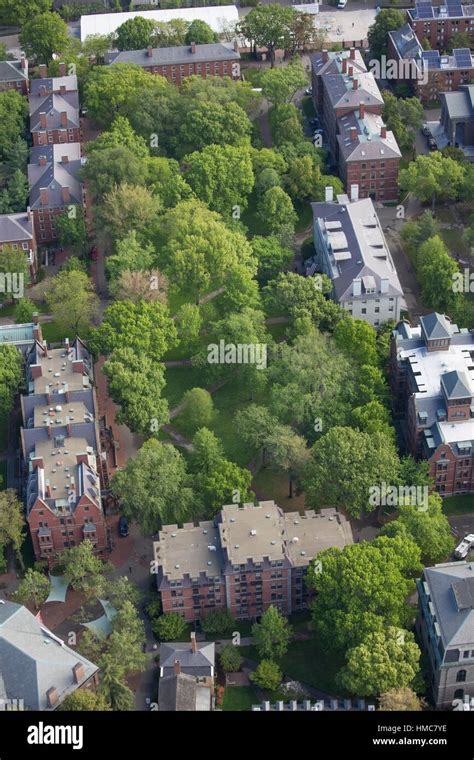 Harvard campus from above hi-res stock photography and images - Alamy