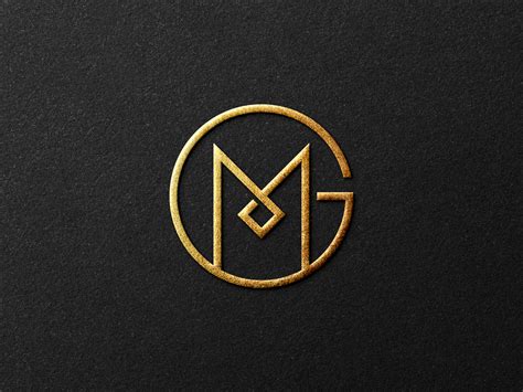 MG Monogram Logo | Logo design creative, Monogram logo, Logo design