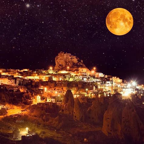 Wonderful Places on Instagram: “Night time in Cappadocia - Turkey Pic ...