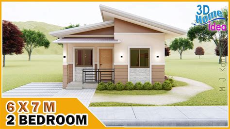 Small House Design 6x7m 2 Bedroom Pinoy Bungalow You