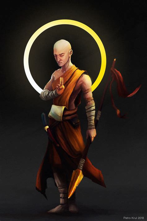 Shaolin monk, Petro Krul on ArtStation at https://www.artstation.com ...