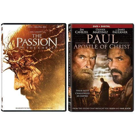 Buy The Passion of the Christ + Paul, Apostle of Christ: 2 Movie DVD ...