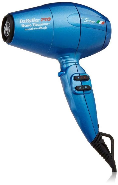 BaBylisPro 6160N Nano Titanium Torino Blue Hair Dryer - 2000 Watts ...