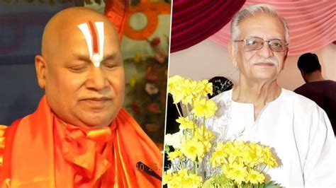 Jnanpith Award 2023: Urdu Poet Gulzar and Sanskrit Scholar Jagadguru ...