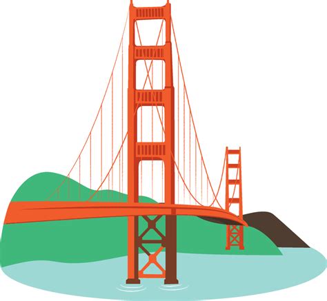 Golden Gate Bridge Clipart - ClipArt Best