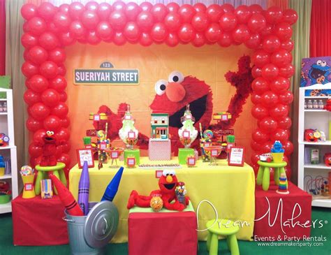 Elmo & Sesame Street / Birthday "Elmo 1st Birthday Party" | Catch My Party