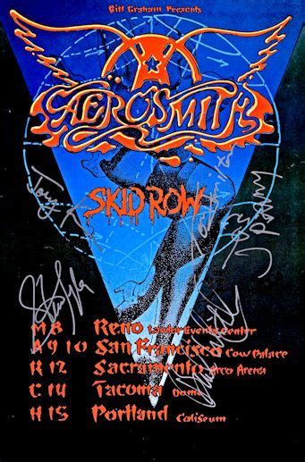 Aerosmith Concert Concert Poster • 100% Mint unused condition • Well ...