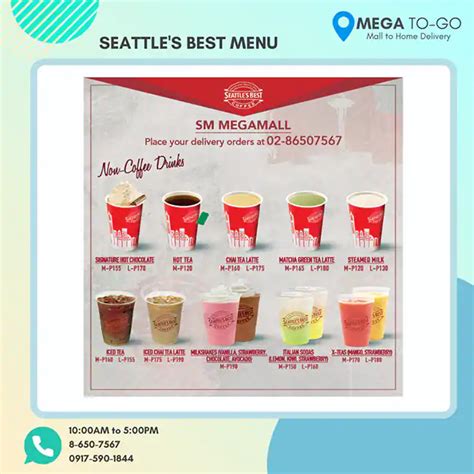 seattle best tea menu - Toby Bowens