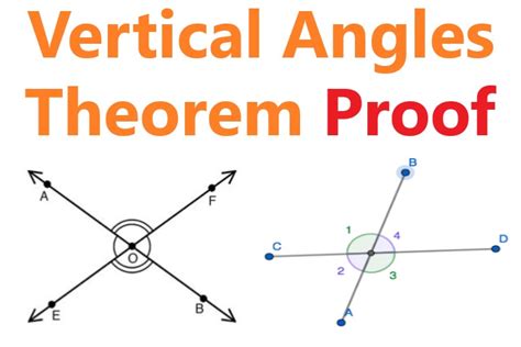 Vertical Angle Theorem - Definition, Examples, Proof with Steps