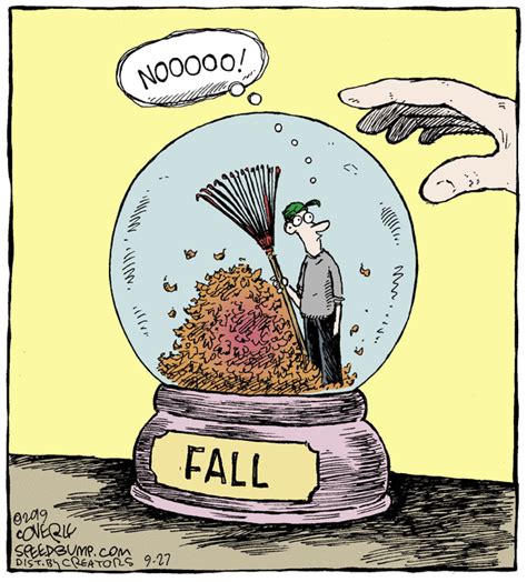 Fall leaves - Speed Bump for 9/27/2019 | Карикатура, Веселые ...