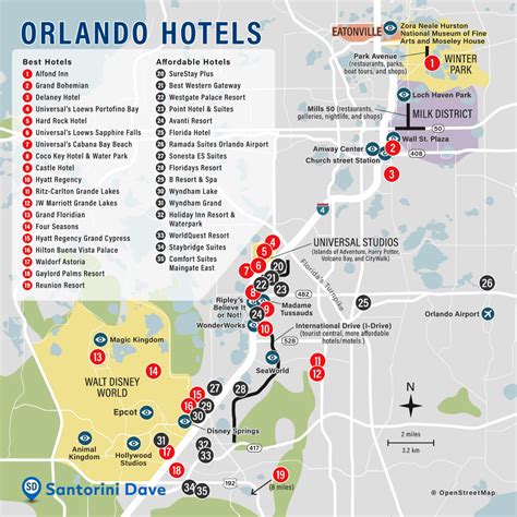 ORLANDO HOTEL MAP - Best Areas, Neighborhoods, & Places to Stay