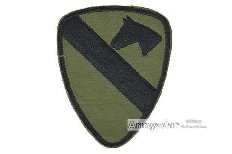 Vietnam US 1st Cavalry Division green patch | Armyzdar