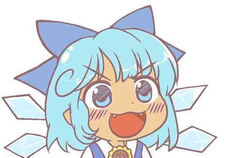 cirno and tanned cirno (touhou and 1 more) drawn by ikiyouz | Danbooru