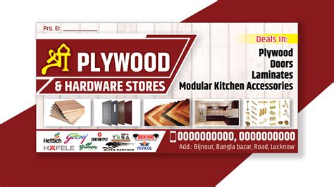 Hardware Shop Banner Design CDR File