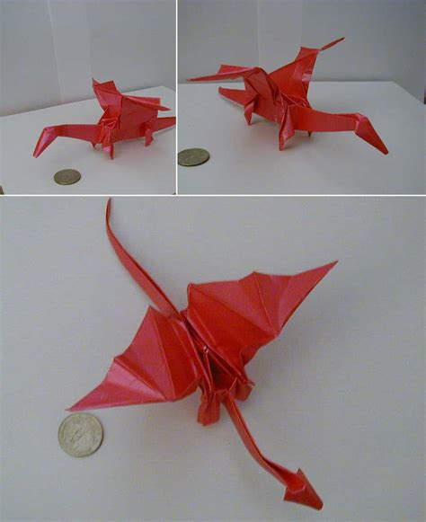 Origami Flying Dragon Instructions