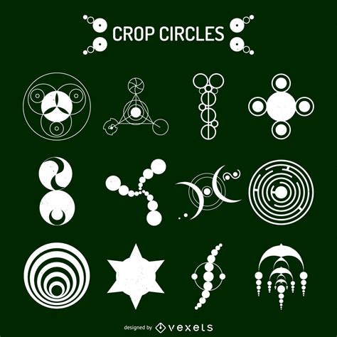 Crop Circles Collection Vector Download