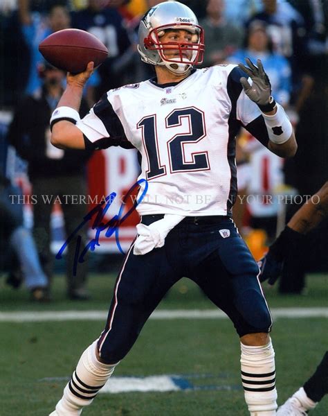 TOM BRADY SIGNED AUTOGRAPHED AUTOGRAPH 8x10 RP PHOTO SUPERBOWL