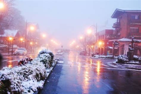 Gramado, Brazil : snow