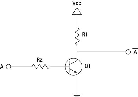 Simple Not Gate Circuit