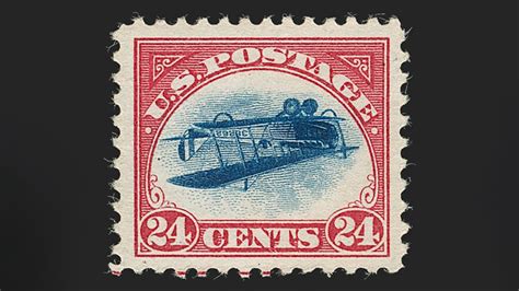 An Inverted Jenny Stamp Sold at Auction for $2 Million