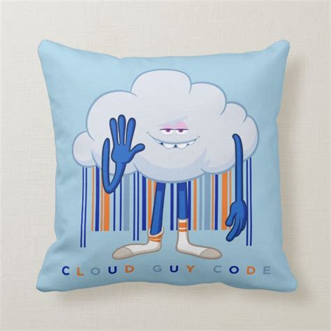 Trolls| Cloud Guy Code Throw Pillow | Zazzle.com