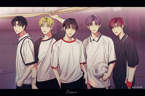 Pin by 𝓜𝓪𝓻𝓲 on TXT | Kpop fanart, Txt, Haikyuu fanart